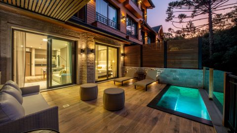 Château Laghetto Collection - Apartamento Suíte Deck com Piscina privativa
